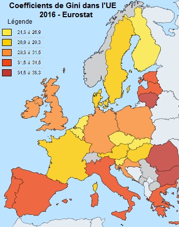 Les inégalités en Europe durant la Grande Récession