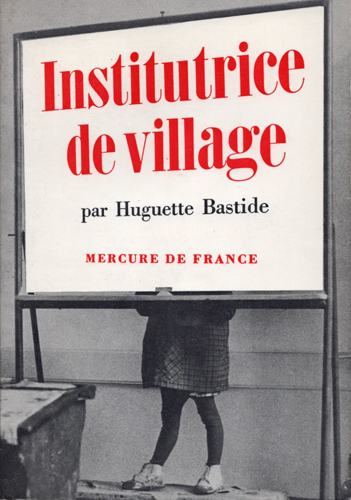 Couverture du livre "Institutrice de village"