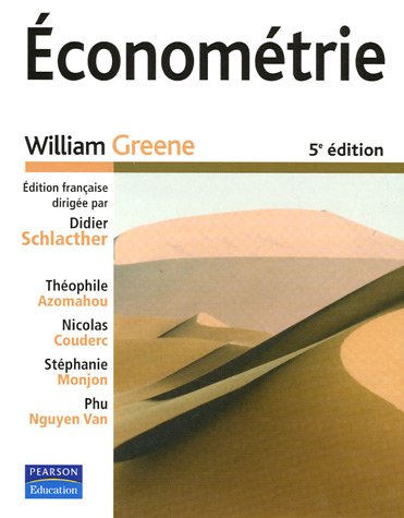 Couverture de "Econométrie" de Wiliam Greene