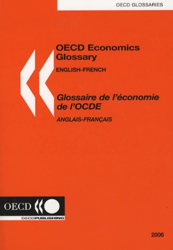 Couverture de "Glossaire de l'économie de l'OCDE"