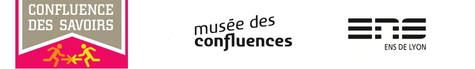 logos Confluence des savoirs-Musée des Confluences-ENS de Lyon