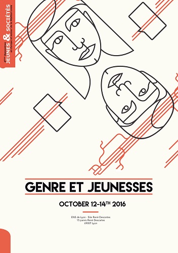 Affiche du colloque "Genre et jeunesses" 11-14 octobre 2016 Lyon