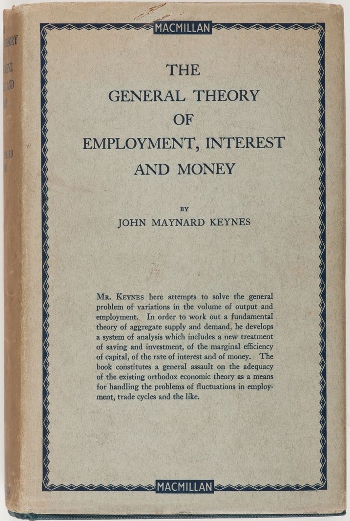 couverture de The Genaral Theory edition originale 1936