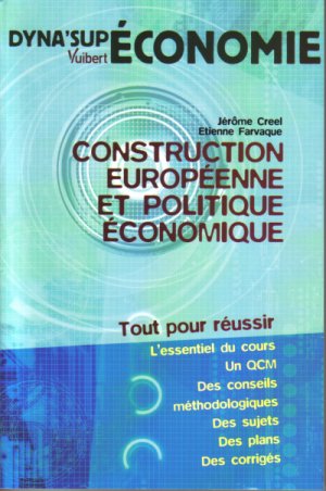 Ouvrage : Construction européenne et politique économique