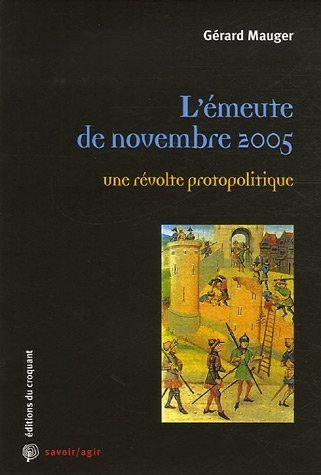 Couverture de "L'émeute de novembre 2005" de G. Mauger