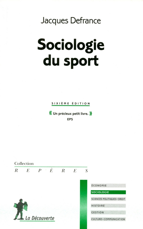 Couvertude de "Sociologie du sport" de J. Defrance